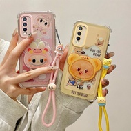 Case for VIVO Y20 Y20S Y20i Y12A Y11S Y12S 2021 Y20s G Four Corners Cute 3D Kuromi Labubu Pochacco W