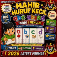 [CHEAPEST IN SHOPEE] Mahir Huruf Kecil ABC Abjad Surih Menulis 2026 Tadika Prasekolah Pemulihan PDF