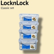 [LocknLock] BPA Free -Classic Food Container Rectangular 4P Set