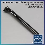 Carbon ZIPP Bicycle Seat Post 27.2 / 30.8 / 31.6mm (Curved - UD Glossy Black)