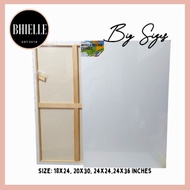 1x Big Sizes Stretch Canvas wood frame 280gsm primed (18x24, 20x30. 24x24, 24x36 inches)