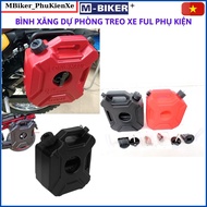 Spare fuel tank, side fuel tank, fuel tank, MATERIAL TANK, mbiker