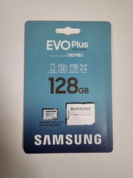 Samsung  microSD card 128GB with adapter (EVO Plus) (speed up to 130MB/s)全新三星原裝行貨記憶咭 $ 95
