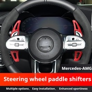 Suitable for Mercedes AMG GLA45 G63 A35 GLC63 E63 CLS53 carbon fiber steering wheel shift paddles A4
