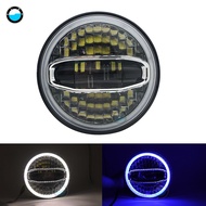 7 Inch 108W DOT SAE E9 Led Car Motorcycle Headlight For BMW Softail Cafe Racer Chopper Honda  7" Buc