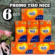 6 Pack NICE Tissue 320 sheets Facial Tissue NEW Facial Tissue