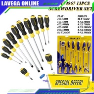 STANLEY STHT74967 13PCS SCREWDRIVER SET / SCREW DRIVER SLOTTED AND PHILIPS HEAD SET