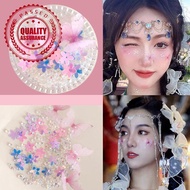 Makeup Stickers Face Accessories Performance Makeup Makeup Shiny Face Butterfly Bride's Eye N8c7