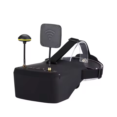 EV800D 5.8G 40CH 5 Inch Headset HD DVR Video Glasses Diversity FPV Goggles W/25-1300mW FPV Transmitt