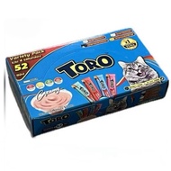 ToRo ขนมแมวเลียโทโร่ ขนาดจัมโบ้บรรจุ4 รสชาติใน1￼กล่องมี52ซอง