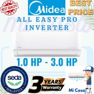 Midea R32 ALL EASY PRO INVERTER AIR-COND 5 STAR 1 HP - 3 HP SEDA SARAWAK SABAH EM