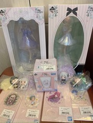 日本 Re Zero 從零 一番賞 B賞 C賞 EMT 拉姆 Figure 玻璃杯 立牌 豆豆眼公仔 從零開始的異世界生活 夢見未來的故事