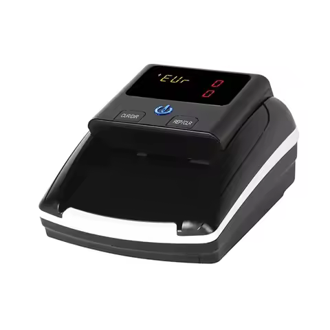 Portable Money Counter USD/EUR Bill Authenticator Total Cumulative Amount Mini Bill Detector EU Plug