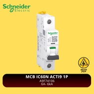 Schneider MCB IC60N ACTI9 1P 6A 6kA | A9F74106