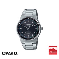 CASIO นาฬิกาข้อมือ CASIO รุ่น MTP-RS105D-1BVDF วัสดุสเตนเลสสตีล สีดำ