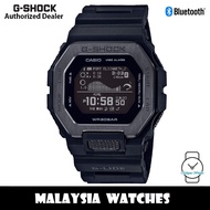 (OFFICIAL WARRANTY) Casio G-Shock GBX-100NS-1 G-Lide Digital Bluetooth Step Tracker Black Resin Watc