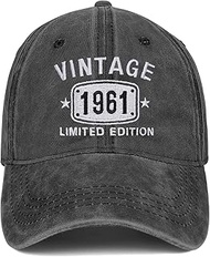 65th Birthday Gifts for Men Women Hats 65 Vintage Embroidered Baseball Cap