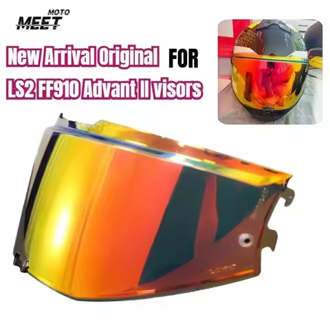 Hot Visor Lens for LS2 FF910 ADVANT II Motorcycle Helmet Day and Night Universal Electronic Gun Red 