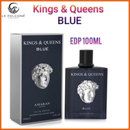 Kings & Queens Blue Eau De Parfum By Amaran 100ml 3.4 FL OZ