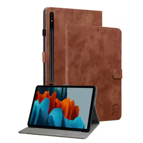 Leather Case Universal for Samsung Galaxy Tab S10 S9 FE Plus 12.4 inch SM-X820 826B X810 X816B X610