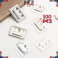 100Pcs/Set WPC Wall Metal Clip PVC Wall Panel Clip WPC Panel Clip Fluted Metal Clip Cladding Clip Me