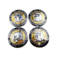 56mm 4Pcs/Set Eagle Car Wheel Center Sticker Decoration Auto Styling Tire Rim Hub Cap Emblem Badge A
