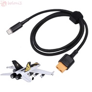 [COD] XT60 To Type-C Fast Charging Cable, 20V 5A 100W XT60 To Type-C Adapter Cable, PD2.0/QC2.0 SC10