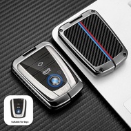 Metallic Car Key Cover for BMW I3 I8 New Energy Electric Vehicles Remote Control Special Shell Buckl