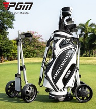 รถเข็นช่วยลากถุงกอล์ฟ PGM Golf Trolley Foldable Two Wheels (QC002)