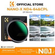K&F CONCEPT NANO-X ND4-64/CPL 2-in-1 filter Ultra-thin 8K HD,0.2% ultra-low reflectivity, anti-glare