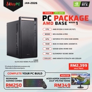 IBUYPC BASE MARK1 AMD GAMING PC ( AMD RYZEN 5 | RTX3050 6GB | 8GB RAM | 500GB SSD )