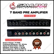📣 SAMURAI KATANA SOUNDBAR 7 Band Parametric Preamp Equalizer Amplifier with Subwoofer Output For All