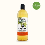 The Castile Soap Shop | Castile Liquid Soap | Sweet Orange | 1L | Vegan | For all Skin Types