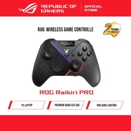 ROG GD300X Raikiri Pro PC Controller features an OLED display, four rear buttons, selectable trigger