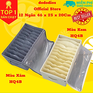 Túi đựng quần áo chia ngăn tiện ích Hộp vải đựng quần áo xếp đồ lót giúp ngăn chia tu quan ao gọn gà