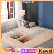 SG Solid Wood Tatami Bed Frame Combination Type Bed Widen Platform Bed Simplicity Tatami Bed