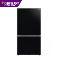 HITACHI ตู้เย็น 4 ประตู (20.1 คิว , สี Gl Black) รุ่น R-WB640VF GBK