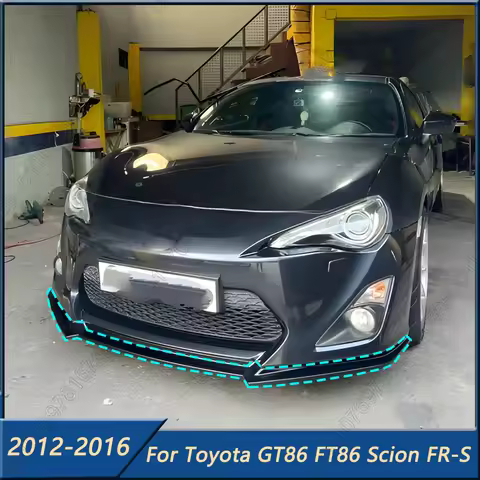 Front Bumper Lower Splitter Lip For Toyota GT 86 GT86 FT86 Scion FR-S 2012-2016 Coupe 2-Door Decorat