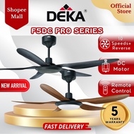 DEKA F5DC PRO F5DCL 56" | F5DCBABYL 46" 5 Blades DC Motor 20 Speed Control + Reverse Ceiling Fan wit