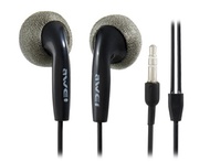 AWEI ES10 20-20 kHz Wired Earbud Earphone (Black)