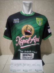LOKAL Persebaya Liga 1 Gojek 2018 3rd Black Jersey, Latest Grade, Local Printing