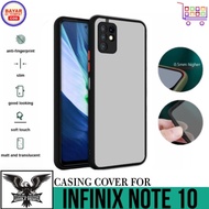 CASE INFINIX NOTE 10 2021 CASING COVER INFINIX NOTE 10 HITAM