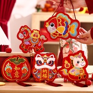 Year of the Horse Fabric Red Envelopes 2026 Creative Profits Seal New Year Children Universal New Ye