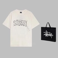 STUSSY 2023春夏新款 螞蟻字母印花短袖T恤