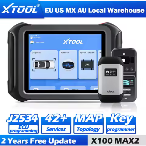 XTOOL X100 MAX2 With KC501 Advanced Key Programming Tools J2534 ECU Programming Key Matching Automot