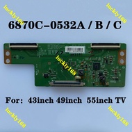 6870C-0532A/ B/ C V15 FHD DRD TV Tcon board 6870C-0532B 6870C-0532C for TH-43C410K TH-43E410K 43LF540T TH-49D410K