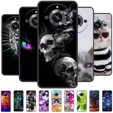 For Realme 11 Pro 5G Case 11Pro TPU Soft Black Shockproof Funda For Realme 11 Pro Plus Pro+ 5G 2023 