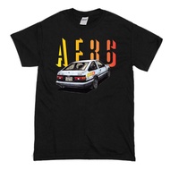 Ae86 Trueno Initial D Jdm Shirt T Shirt Tshirt Short Sleeve 100% Cotton