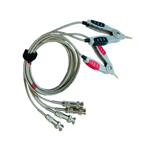 800MM LCR Meter Test Leads Clip Terminal Kelvin Line High Quality Four Wire Lead Kelvin Probes Kelvi