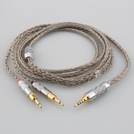 New Balance 3.5 Xlr 4.4 male to Dual 2.5 mm 16 Cores Headphone Earphone Cable hifi cabl For hd 700 s